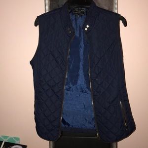 Navy vest